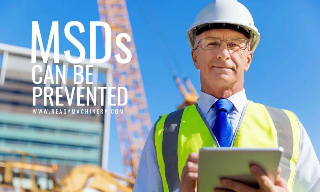 MSDs can be prevented