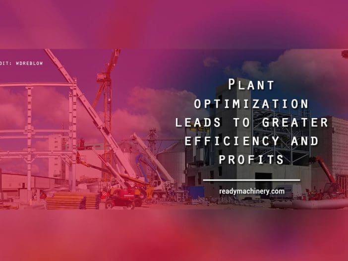 What is Plant Optimization Ready Machinery