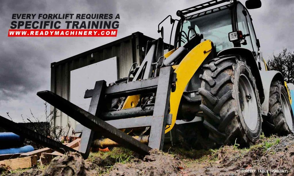 Every forklift requires a specific training