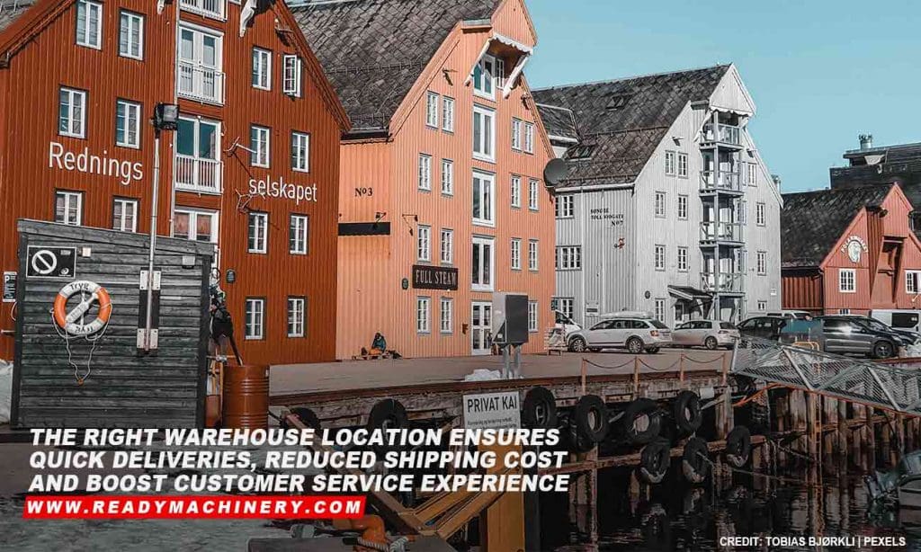 The right warehouse location ensures quick deliveries, reduced shipping cost and boost customer service experience