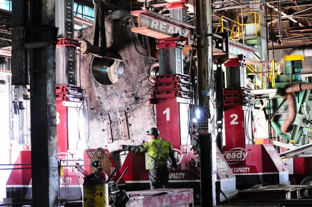forging press at GM