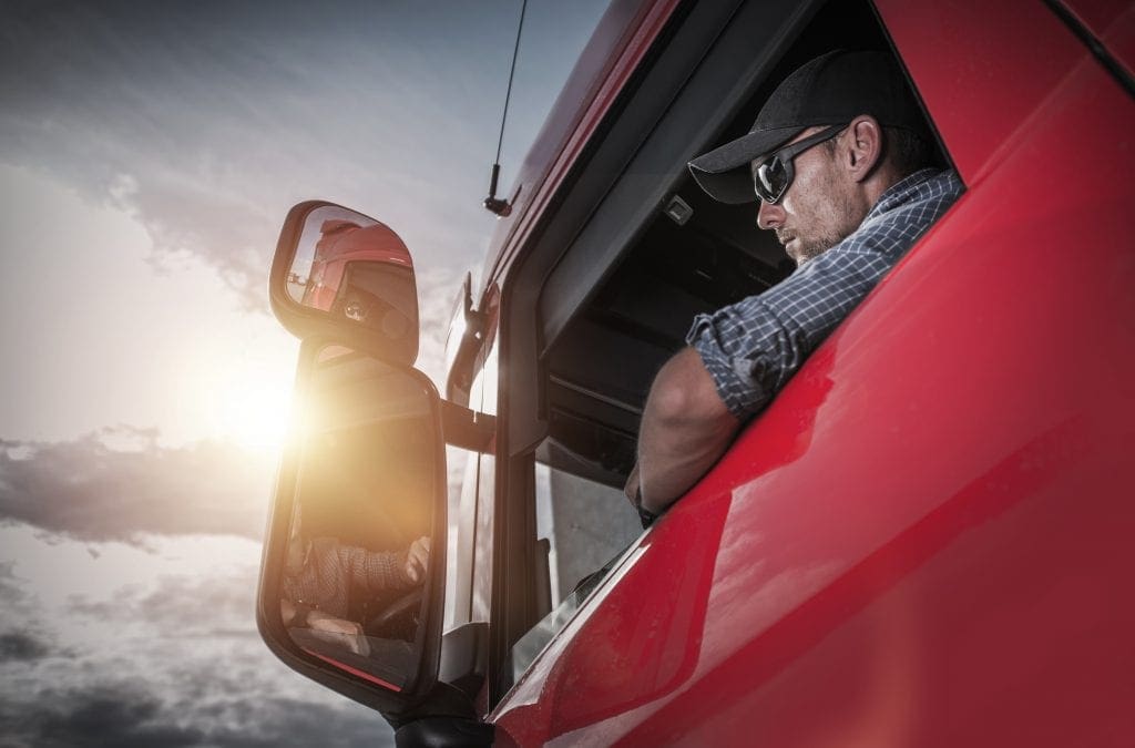 Man Driving Truck